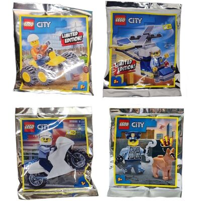 Klocki LEGO City - Zestaw 4 Polybag - CT02 Klocki LEGO City - Zestaw 4 Polybag - CT02