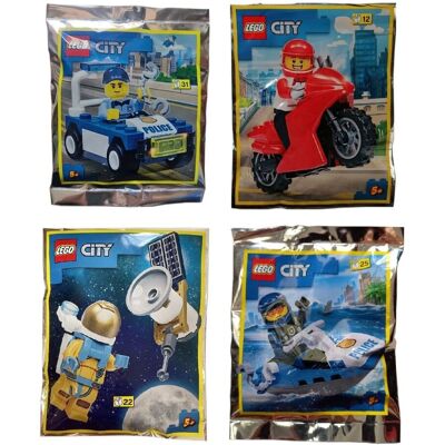 Klocki LEGO City - Zestaw 4 Polybag - CT04 Klocki LEGO City - Zestaw 4 Polybag - CT04
