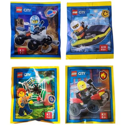 Klocki LEGO City - Zestaw 4 Polybag - CT09 Klocki LEGO City - Zestaw 4 Polybag - CT09