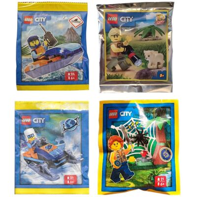 Klocki LEGO City - Zestaw 4 Polybag - CT54 Klocki LEGO City - Zestaw 4 Polybag - CT54