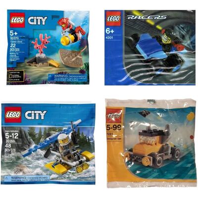 Klocki LEGO City - Zestaw 4 Polybag - PC01 Klocki LEGO City - Zestaw 4 Polybag - PC01