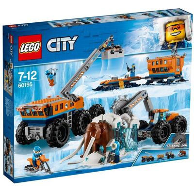 Klocki LEGO City Zestaw Arktyczna baza mobilna z Mamutem 60195 Klocki LEGO City Zestaw Arktyczna baza mobilna z Mamutem 60195