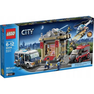 Klocki LEGO City Zestaw Włamanie do Muzeum Policja 60008 Klocki LEGO City Zestaw Włamanie do Muzeum Policja 60008