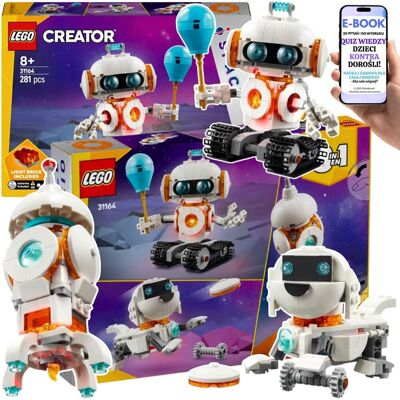 KLOCKI LEGO CREATOR 3w1 ROBOT KOSMICZNY, PIES, RAKIETA (31164) PREZENT DLA SYNA CHŁOPCA + EBOOK-2 KLOCKI LEGO CREATOR 3w1 ROBOT KOSMICZNY, PIES, RAKIETA (31164) PREZENT DLA SYNA CHŁOPCA + EBOOK-2