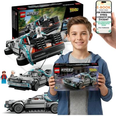 KLOCKI LEGO DELOREAN 77256 Powrót Do Przyszłości Auto Marty McFly LEGO + E-BOOK-1 KLOCKI LEGO DELOREAN 77256 Powrót Do Przyszłości Auto Marty McFly LEGO + E-BOOK-1