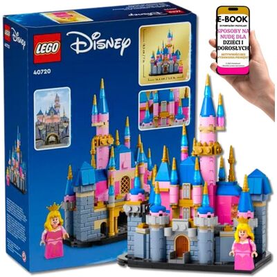 KLOCKI LEGO® Disney – Mały Zamek Aurory Różowo-złoty Pałac 40720 - Magiczna Ozdoba Do Pokoju Każdej Księżniczki LEGO PREZENT + EBOOK-3 KLOCKI LEGO® Disney – Mały Zamek Aurory Różowo-złoty Pałac 40720 - Magiczna Ozdoba Do Pokoju Każdej Księżniczki LEGO PREZENT + EBOOK-3