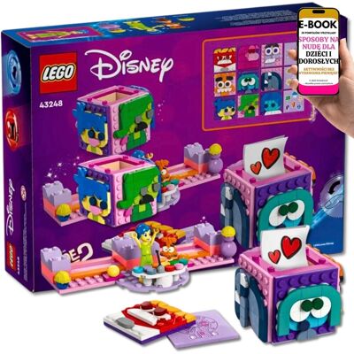 KLOCKI LEGO DISNEY PIXAR – W Głowie Się Nie Mieści 2 - Kostki z Emocjami (43248) PREZENT DLA DZIECI + EBOOK-3 KLOCKI LEGO DISNEY PIXAR – W Głowie Się Nie Mieści 2 - Kostki z Emocjami (43248) PREZENT DLA DZIECI + EBOOK-3