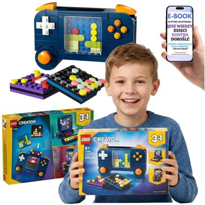 KLOCKI LEGO DLA GRACZA 31380 Retro Konsola 3w1 Prezent Dla Syna Wnuka + E-BOOK-2 KLOCKI LEGO DLA GRACZA 31380 Retro Konsola 3w1 Prezent Dla Syna Wnuka + E-BOOK-2