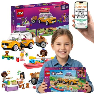 KLOCKI LEGO FRIENDS 42659 Auto Z Przyczepą Dla Córki Wnuczki LEGO + E-BOOK-1 KLOCKI LEGO FRIENDS 42659 Auto Z Przyczepą Dla Córki Wnuczki LEGO + E-BOOK-1