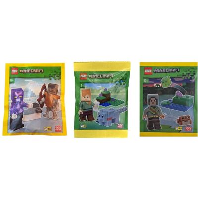 Klocki LEGO Minecraft- Zestaw 3 Polybag - MC31 Klocki LEGO Minecraft- Zestaw 3 Polybag - MC31