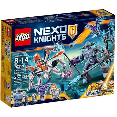Klocki LEGO Nexo Knights Zestaw Lance kontra Błyskawica 70359 Klocki LEGO Nexo Knights Zestaw Lance kontra Błyskawica 70359