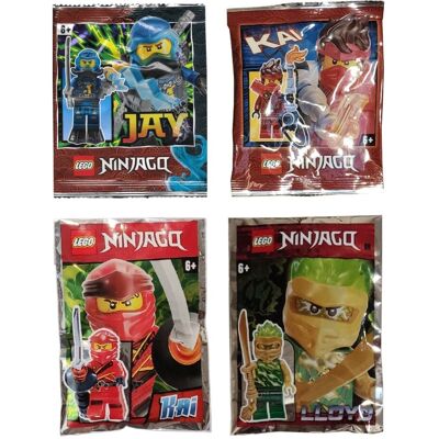 Klocki LEGO Ninjago - Zestaw 4 Polybag - NI02 Klocki LEGO Ninjago - Zestaw 4 Polybag - NI02