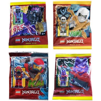 Klocki LEGO Ninjago - Zestaw 4 Polybag - NI08 Klocki LEGO Ninjago - Zestaw 4 Polybag - NI08