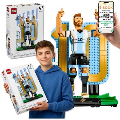 KLOCKI LEGO PIŁKA NOŻNA Lionel Messi 43015 Kolekcjonerska Figurka LEGO Dla Fana Futbolu + E-BOOK-1 KLOCKI LEGO PIŁKA NOŻNA Lionel Messi 43015 Kolekcjonerska Figurka LEGO Dla Fana Futbolu + E-BOOK-1