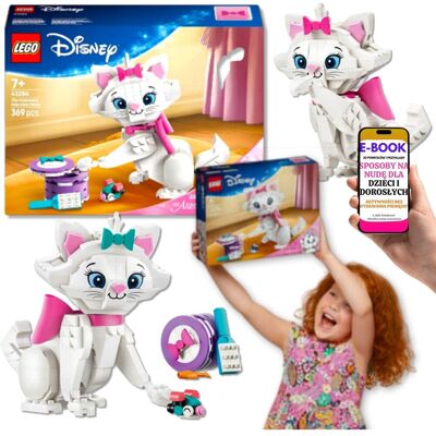 KLOCKI LEGO PREZENT DISNEY Marie Biały Kot • figurka kotka (43286) Lego Dla Córki Na Dzień Dziecka + EBOOK-3 KLOCKI LEGO PREZENT DISNEY Marie Biały Kot • figurka kotka (43286) Lego Dla Córki Na Dzień Dziecka + EBOOK-3
