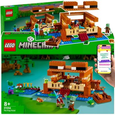 KLOCKI LEGO PREZENT MINECRAFT ŻABI DOMEK (21256) DLA CHŁOPCA SYNA + EBOOK KLOCKI LEGO PREZENT MINECRAFT ŻABI DOMEK (21256) DLA CHŁOPCA SYNA + EBOOK
