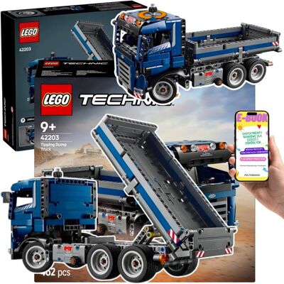 KLOCKI LEGO PREZENT TECHNIC WYWROTKA Z PRZECHYLANĄ SKRZYNIĄ (42203) PREZENT DLA DZIECKA + EBOOK KLOCKI LEGO PREZENT TECHNIC WYWROTKA Z PRZECHYLANĄ SKRZYNIĄ (42203) PREZENT DLA DZIECKA + EBOOK