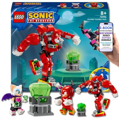 KLOCKI LEGO® SONIC - Knuckles i Mech-Strażnik (76996) - Przygodowa Zabawa w Stylu Gier SEGA - PREZENT DLA CHŁOPCA + EBOOK-2 KLOCKI LEGO® SONIC - Knuckles i Mech-Strażnik (76996) - Przygodowa Zabawa w Stylu Gier SEGA - PREZENT DLA CHŁOPCA + EBOOK-2