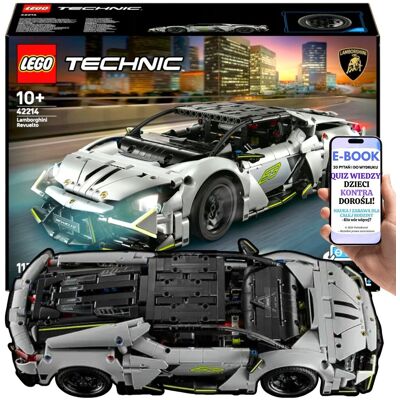 KLOCKI LEGO TECHNIC Duże Lamborghini Revuelto Realistyczny supersamochód TECHNIC z funkcjami RC i efektami świetlnymi (42214) Lego Klocki Prezent Au.. KLOCKI LEGO TECHNIC Duże Lamborghini Revuelto Realistyczny supersamochód TECHNIC z funkcjami RC i efektami świetlnymi (42214) Lego Klocki Prezent Au..