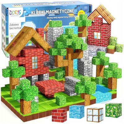 nieznany producent KLOCKI MAGNETICYNE 3D KOSTKI SZEŚCIANY PIXELE ZESTAW XL 100 el. PREZENT nieznany producent KLOCKI MAGNETICYNE 3D KOSTKI SZEŚCIANY PIXELE ZESTAW XL 100 el. PREZENT