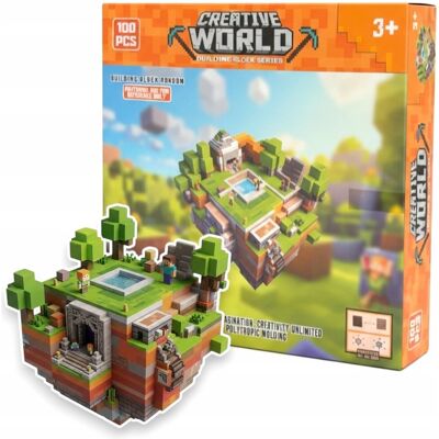 inna (Inny) Klocki magnetyczne 100 el. Świat Creative World – zestaw XXL Minecraft inna (Inny) Klocki magnetyczne 100 el. Świat Creative World – zestaw XXL Minecraft