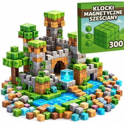 Martius Klocki Magnetyczne 300 + Płytka Magnetyczna Konstrukcyjne Sześciany Bloki Martius Klocki Magnetyczne 300 + Płytka Magnetyczna Konstrukcyjne Sześciany Bloki