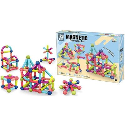Adar Klocki magnetyczne 3D 128el Adar Klocki magnetyczne 3D 128el
