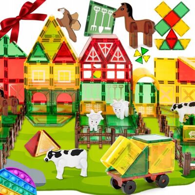 inna (Inny) KLOCKI MAGNETYCZNE 3D DLA DZIECKA FARMA ZWIERZĘTA DUŻE PŁYTKI ZESTAW XXL inna (Inny) KLOCKI MAGNETYCZNE 3D DLA DZIECKA FARMA ZWIERZĘTA DUŻE PŁYTKI ZESTAW XXL