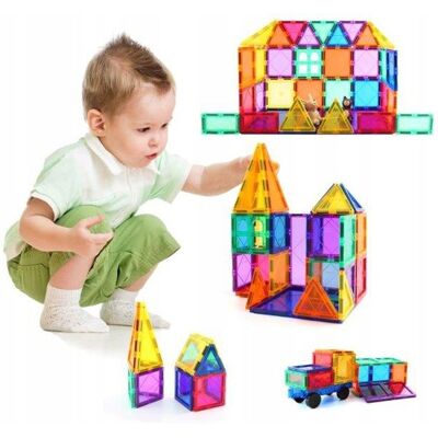 Pegaz Toys Klocki Magnetyczne 3D Edukacyjne Konstrukcyjne Mega Zestaw Xxl 70 El. Pegaz Toys Klocki Magnetyczne 3D Edukacyjne Konstrukcyjne Mega Zestaw Xxl 70 El.