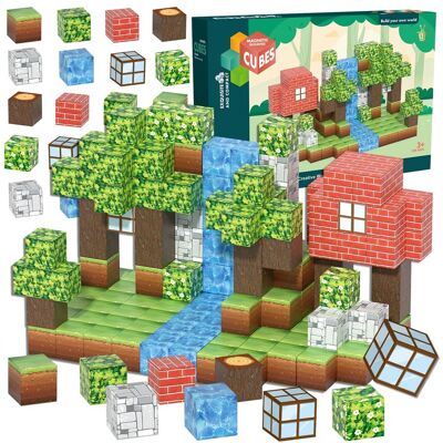 Doris Klocki Magnetyczne 3D Kostki Konstrukcyjne Piksele Bloczki Kosteczki Zestaw Kreatywnych Klocków Budowlanych 154 el. XXL ŚWIA Magnetic BlocksT Doris Klocki Magnetyczne 3D Kostki Konstrukcyjne Piksele Bloczki Kosteczki Zestaw Kreatywnych Klocków Budowlanych 154 el. XXL ŚWIA Magnetic BlocksT