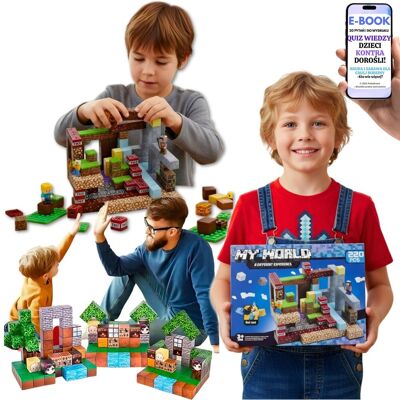 Pltb KLOCKI MAGNETYCZNE 3D SZEŚCIANY PIXEL EDUKACYJNY ZESTAW 220 EL. + LUDZIKI PREZENT DLA DZIECI NA ŚWIĘTA + EBOOK-2 Pltb KLOCKI MAGNETYCZNE 3D SZEŚCIANY PIXEL EDUKACYJNY ZESTAW 220 EL. + LUDZIKI PREZENT DLA DZIECI NA ŚWIĘTA + EBOOK-2