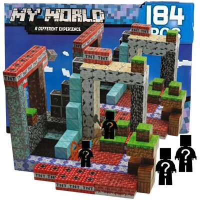 inna (Inny) Klocki Magnetyczne bloczki PIXEL sześciany konstrukcyjne dla dzieci 184el. inna (Inny) Klocki Magnetyczne bloczki PIXEL sześciany konstrukcyjne dla dzieci 184el.