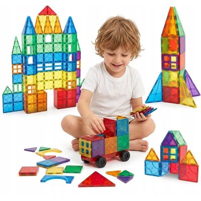 Norimpex Klocki Magnetyczne Duży Zestaw 112 Elementów 3D Różne Kształty Magnetyczne Norimpex Klocki Magnetyczne Duży Zestaw 112 Elementów 3D Różne Kształty Magnetyczne