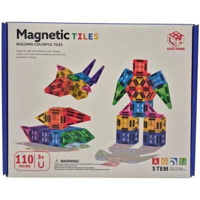 Pegaz Toys Klocki Magnetyczne Konstrukcyjne 3D Magnetic Tiles 110 el. Pegaz Toys Klocki Magnetyczne Konstrukcyjne 3D Magnetic Tiles 110 el.