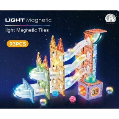 Animalove Klocki Magnetyczne Konstrukcyjne Dla Dzieci 93El Świecące Tor Kulkowy Animalove Klocki Magnetyczne Konstrukcyjne Dla Dzieci 93El Świecące Tor Kulkowy