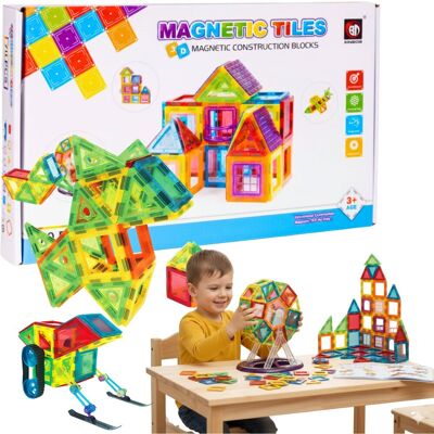 inna (Inny) KLOCKI MAGNETYCZNE KONSTRUKCYJNE EDUKACYJNE DLA DZIECI 3D UKŁADANKA 70 EL. inna (Inny) KLOCKI MAGNETYCZNE KONSTRUKCYJNE EDUKACYJNE DLA DZIECI 3D UKŁADANKA 70 EL.