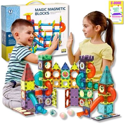 Pltb KLOCKI MAGNETYCZNE KONSTRUKCYJNE Kafelki Płytki Zestaw 96el Rainbow Magnetic tiles + EBOOK Pltb KLOCKI MAGNETYCZNE KONSTRUKCYJNE Kafelki Płytki Zestaw 96el Rainbow Magnetic tiles + EBOOK