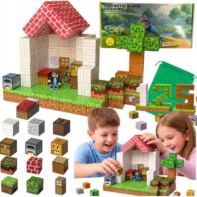 Inny producent Klocki magnetyczne konstrukcyjne Minecraft BL101-86 sześciany 125 szt. Inny producent Klocki magnetyczne konstrukcyjne Minecraft BL101-86 sześciany 125 szt.