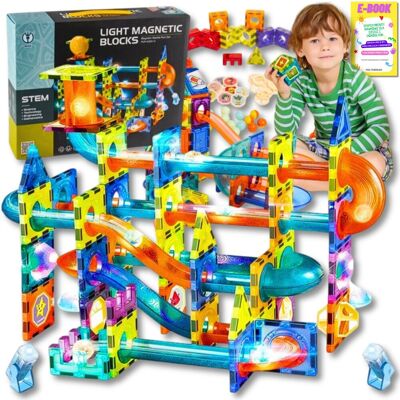 Pltb KLOCKI MAGNETYCZNE KONSTRUKCYJNE ŚWIECĄCE Kafelki Płytki Zestaw 110el Rainbow Magnetic tiles + EBOOK Pltb KLOCKI MAGNETYCZNE KONSTRUKCYJNE ŚWIECĄCE Kafelki Płytki Zestaw 110el Rainbow Magnetic tiles + EBOOK