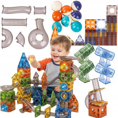 Inny producent Klocki Magnetyczne Konstrukcyjne Tor Kulkowy 174 Elementy Świecący Kulodrom Inny producent Klocki Magnetyczne Konstrukcyjne Tor Kulkowy 174 Elementy Świecący Kulodrom
