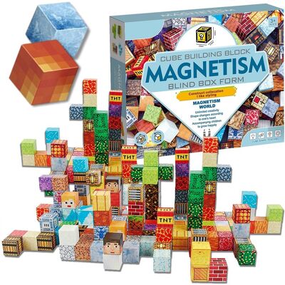 Doris KLOCKI MAGNETYCZNE KOSTKI 3D KONSTRUKCYJNE SZEŚCIANY Bloczki Zestaw XXL ŚWIAT 162el Magnetic Blocks Doris KLOCKI MAGNETYCZNE KOSTKI 3D KONSTRUKCYJNE SZEŚCIANY Bloczki Zestaw XXL ŚWIAT 162el Magnetic Blocks