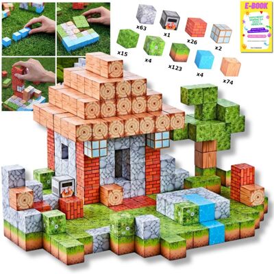 Pltb Klocki Magnetyczne Kostki 3D Konstrukcyjne Sześciany Zestaw Xxl Świat 312El Klocki Prezent + Ebook Pltb Klocki Magnetyczne Kostki 3D Konstrukcyjne Sześciany Zestaw Xxl Świat 312El Klocki Prezent + Ebook