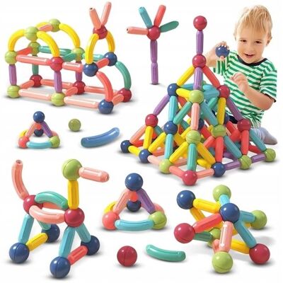 Inny producent Klocki Magnetyczne Magnetic Sticks Zestaw 40 Elementów Kipps Inny producent Klocki Magnetyczne Magnetic Sticks Zestaw 40 Elementów Kipps