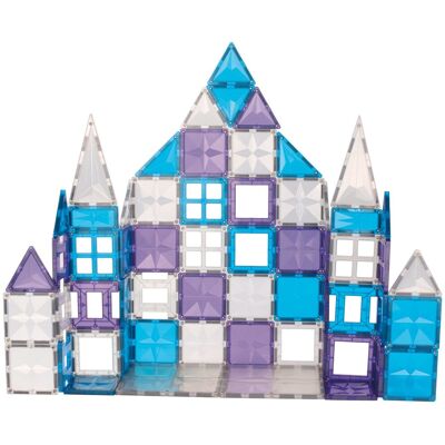 Klocki magnetyczne Mega Ice Crystal Pack 180 el. Cleverclixx Klocki magnetyczne Mega Ice Crystal Pack 180 el. Cleverclixx