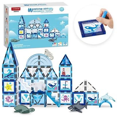 Xinbida Klocki Magnetyczne Ocean Dla Dzieci 68 Elementów Kreatywna Zabawa Xinbida Klocki Magnetyczne Ocean Dla Dzieci 68 Elementów Kreatywna Zabawa