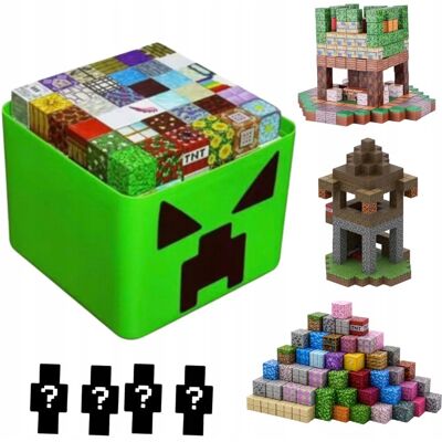 nieznany producent KLOCKI MAGNETYCZNE PIXELE 3D AŻ 180 ELEMENTÓW + 4 FIGURKI LUDZIKI ZESTAW nieznany producent KLOCKI MAGNETYCZNE PIXELE 3D AŻ 180 ELEMENTÓW + 4 FIGURKI LUDZIKI ZESTAW