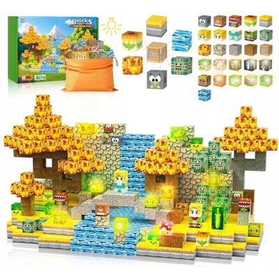 Active Hobby Klocki Magnetyczne Świecące Sześciany PIKSELE Klocki Konstrukcyjne 200 el. Active Hobby Klocki Magnetyczne Świecące Sześciany PIKSELE Klocki Konstrukcyjne 200 el.