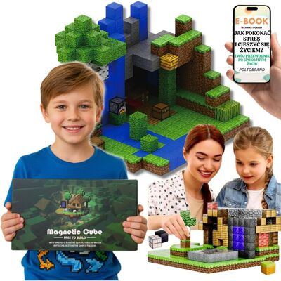 Pltb KLOCKI MAGNETYCZNE SZEŚCIANY 3D ZESTAW 300 SZTUK EDUKACYJNA ZABAWKA 3+ Prezent Dla 4 5 6 7 8 Latka + EBOOK Pltb KLOCKI MAGNETYCZNE SZEŚCIANY 3D ZESTAW 300 SZTUK EDUKACYJNA ZABAWKA 3+ Prezent Dla 4 5 6 7 8 Latka + EBOOK