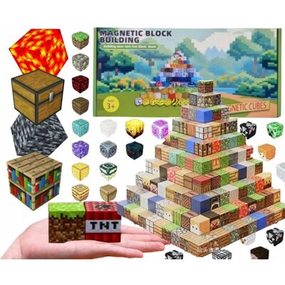 Inny producent KLOCKI MAGNETYCZNE Sześciany Dla dzieci 2 LUDZIKi 100 KLOCKÓW Inny producent KLOCKI MAGNETYCZNE Sześciany Dla dzieci 2 LUDZIKi 100 KLOCKÓW