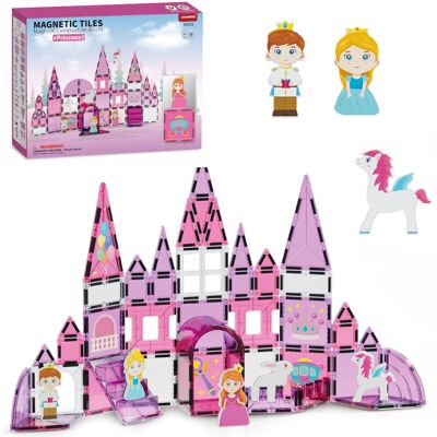 X-Bida Klocki magnetyczne zamek księżniczki 58 el. – Magnetic Tiles 3+ X-Bida Klocki magnetyczne zamek księżniczki 58 el. – Magnetic Tiles 3+